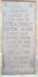 4. WW1 Inscription